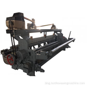 Yuefeng shuttless textile machine weaving jute fabric